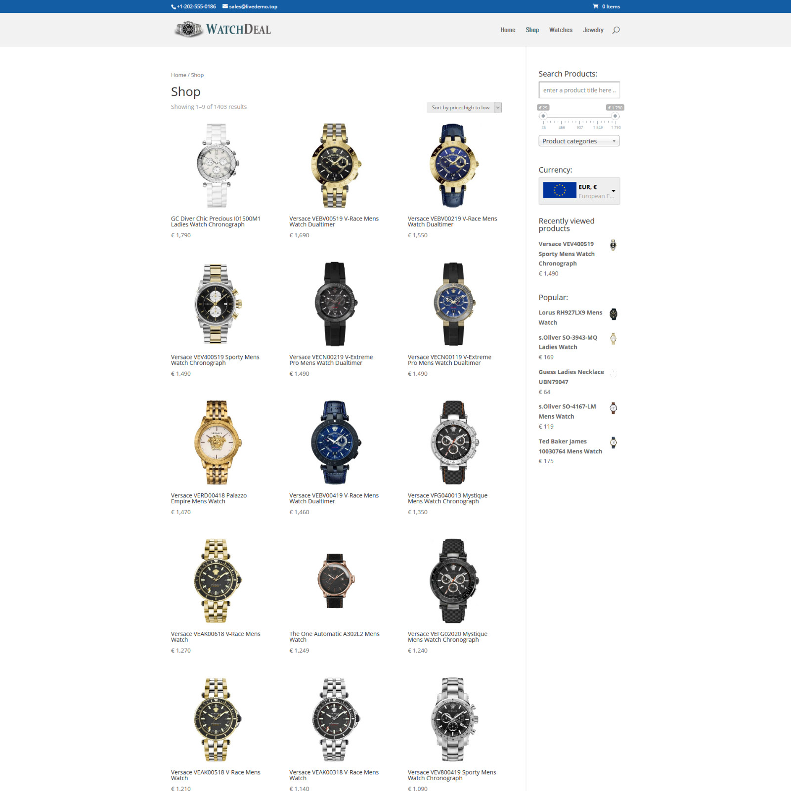 Professional Watch Dropshipping Store | Dropship Turnkey Business | Website