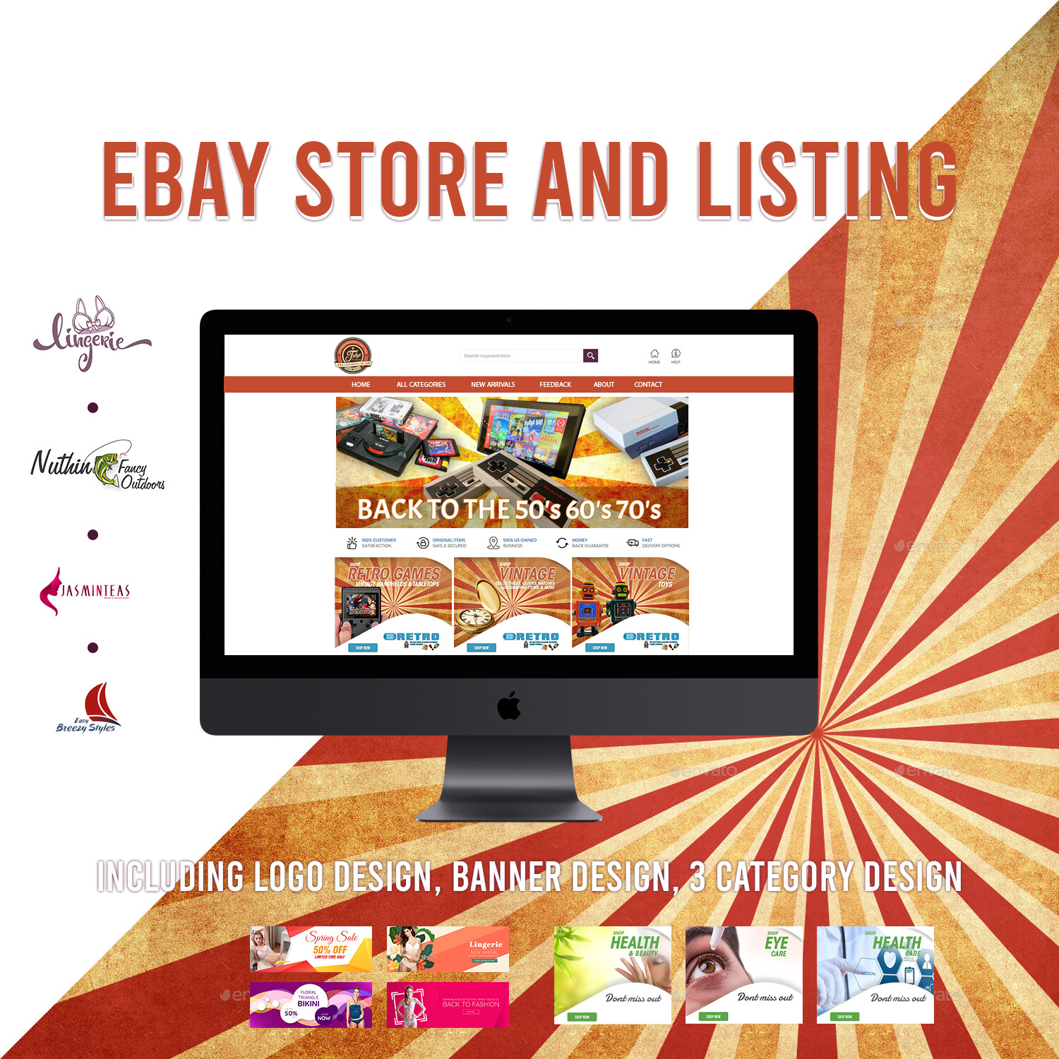 Html Ebay Listing Auction Store Template Professional Storefront Design 2021