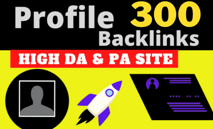 I will create 300 high authority profile Web 2.0 backlinks for link building SEO
