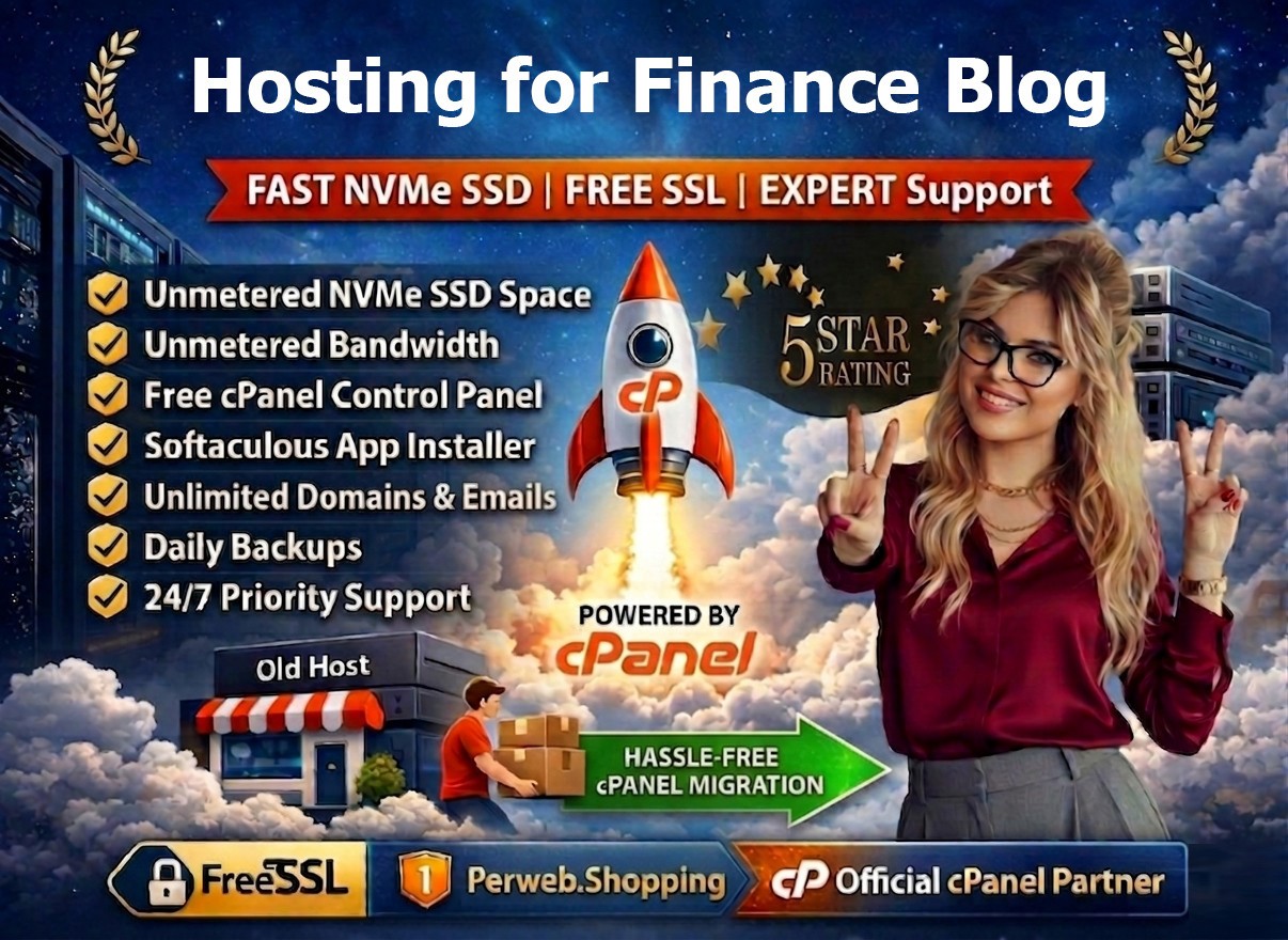 Hosting for Finance Blog – 💰 Lightning-Fast SSD + Free SSL | Only $14.99/Year!