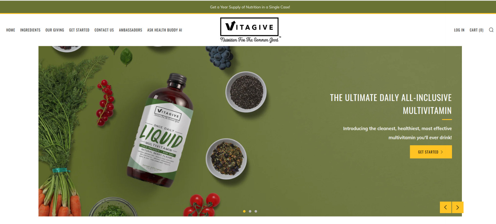 Vitamin Supplement Business with Brand Trademark and Inventory