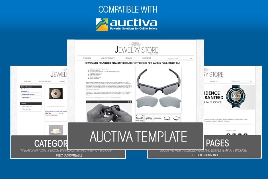 Inkfrog open or classic Listing Template, eBay listing Template 2021