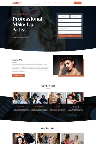 Professional MakeUp Theme – WordPress Elementor Template Kit
