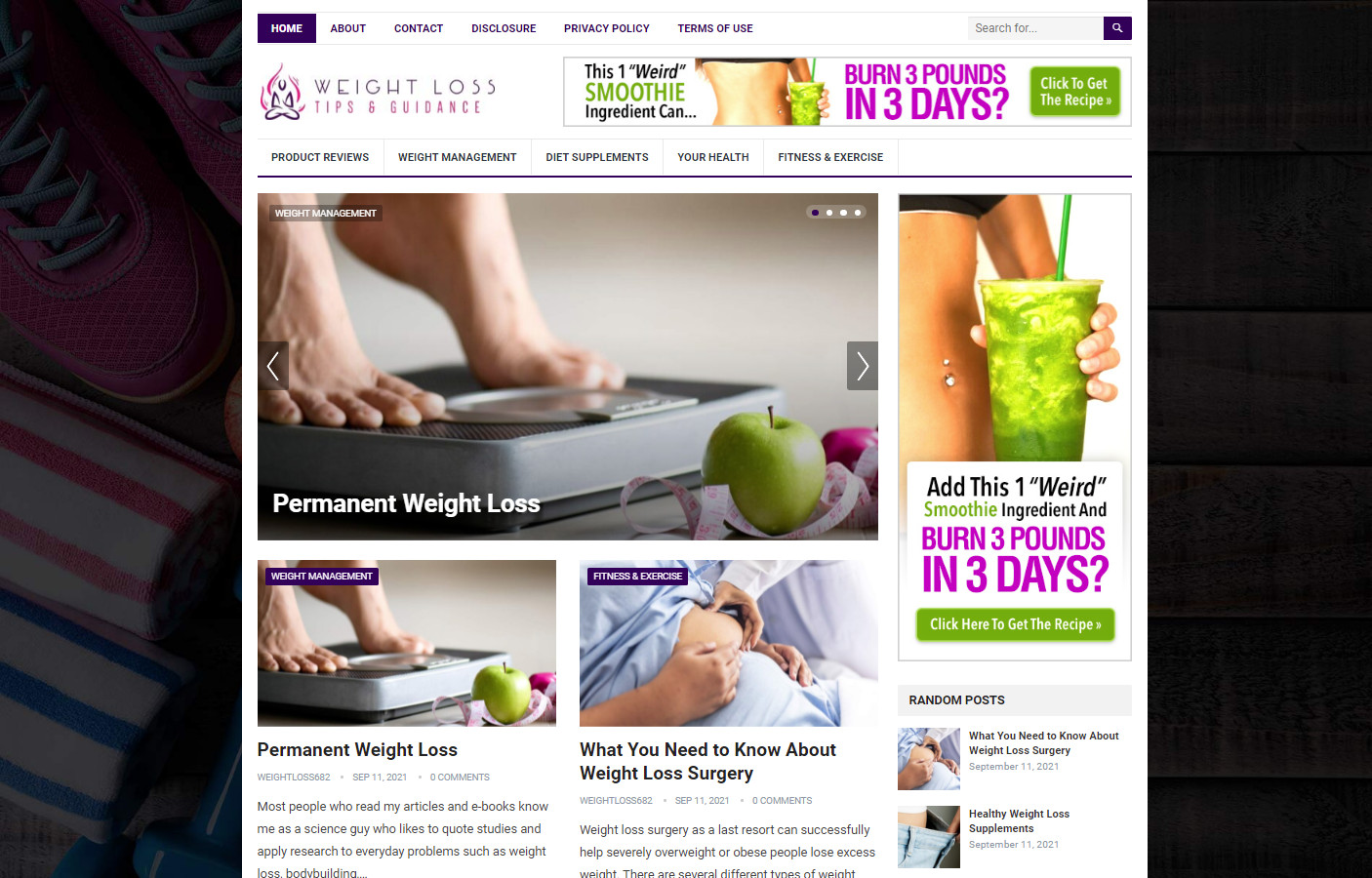 DFY WEIGHT LOSS NICHE BLOG WORDPRESS WEBSITE+FREE INSTALLATION HIGH QUALITY SEO