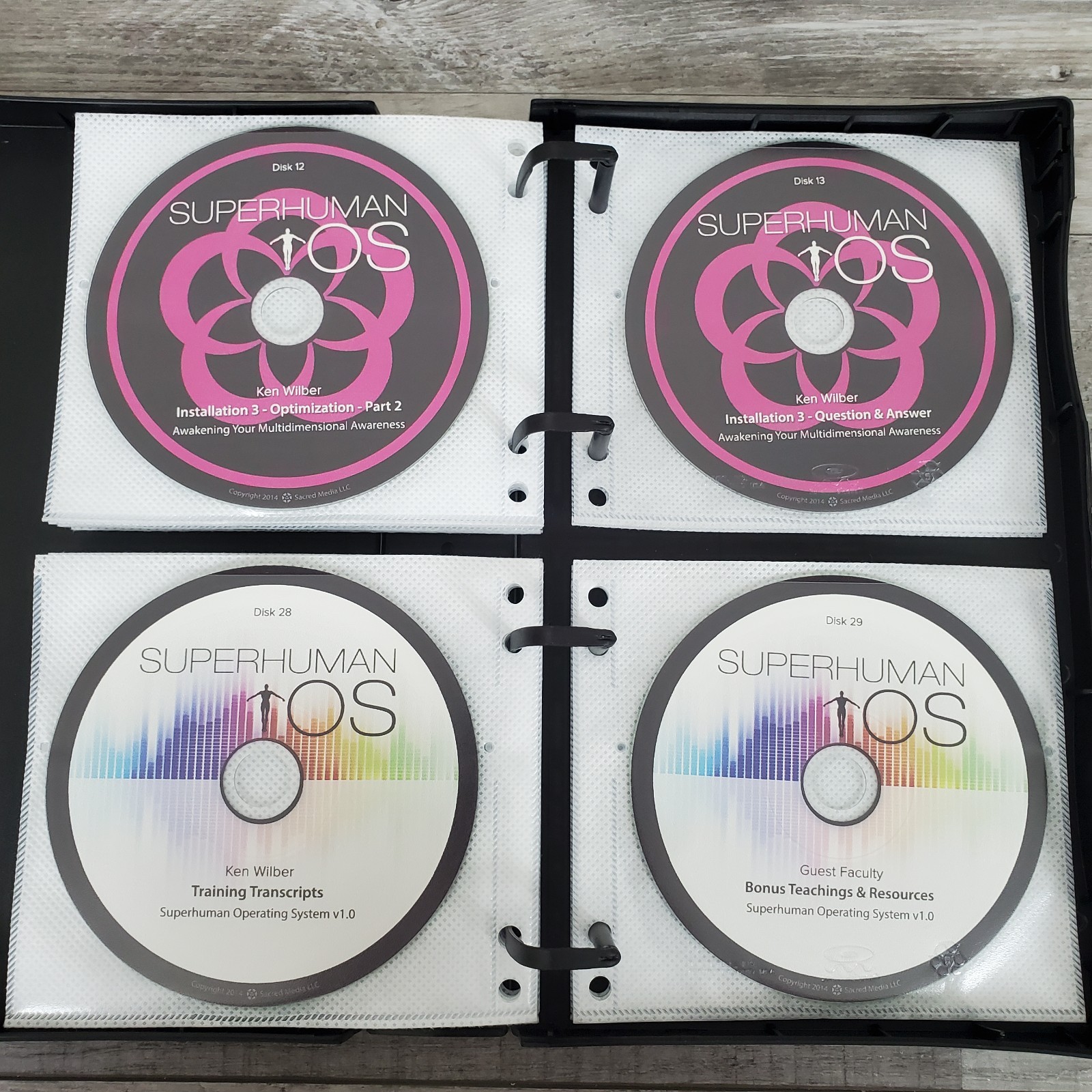 Ken Wilber SuperHuman OS V 1.0 33 Disk Course