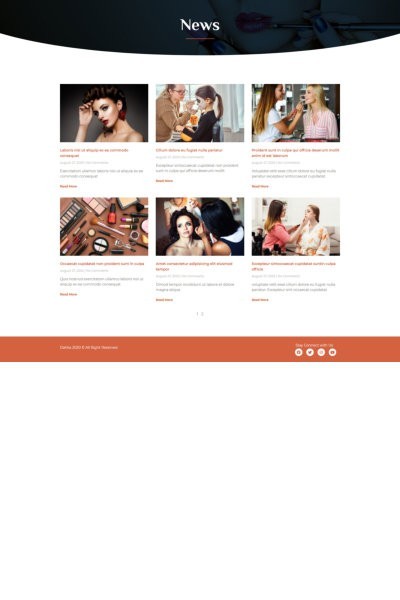 Professional MakeUp Theme – WordPress Elementor Template Kit
