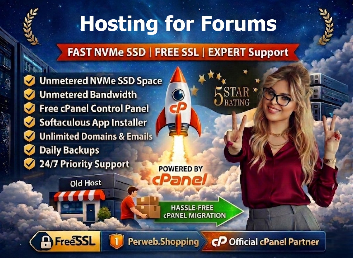 Hosting for Forums – 💬Lightning-Fast SSD SSL, Unlimited Emails | Just $14.99/Yr