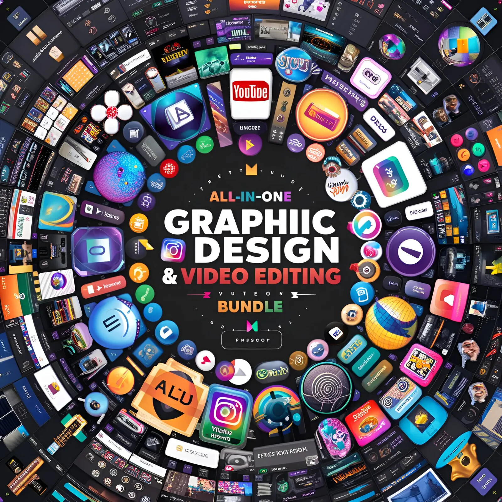 All-In-One Graphic Design & Video Editing Bundle 2.0