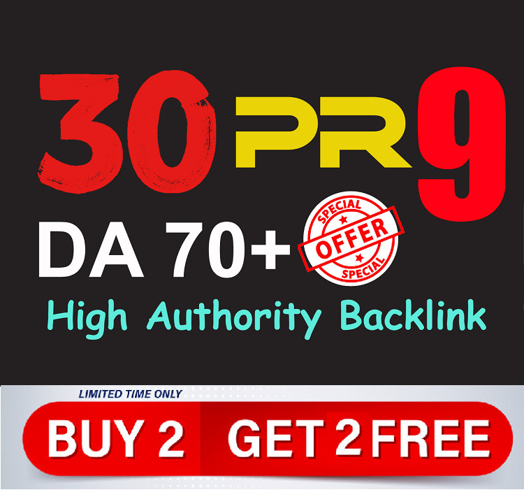 30 Backlinks 80+ DA Manually do Safe SEO Increase Google Rankings