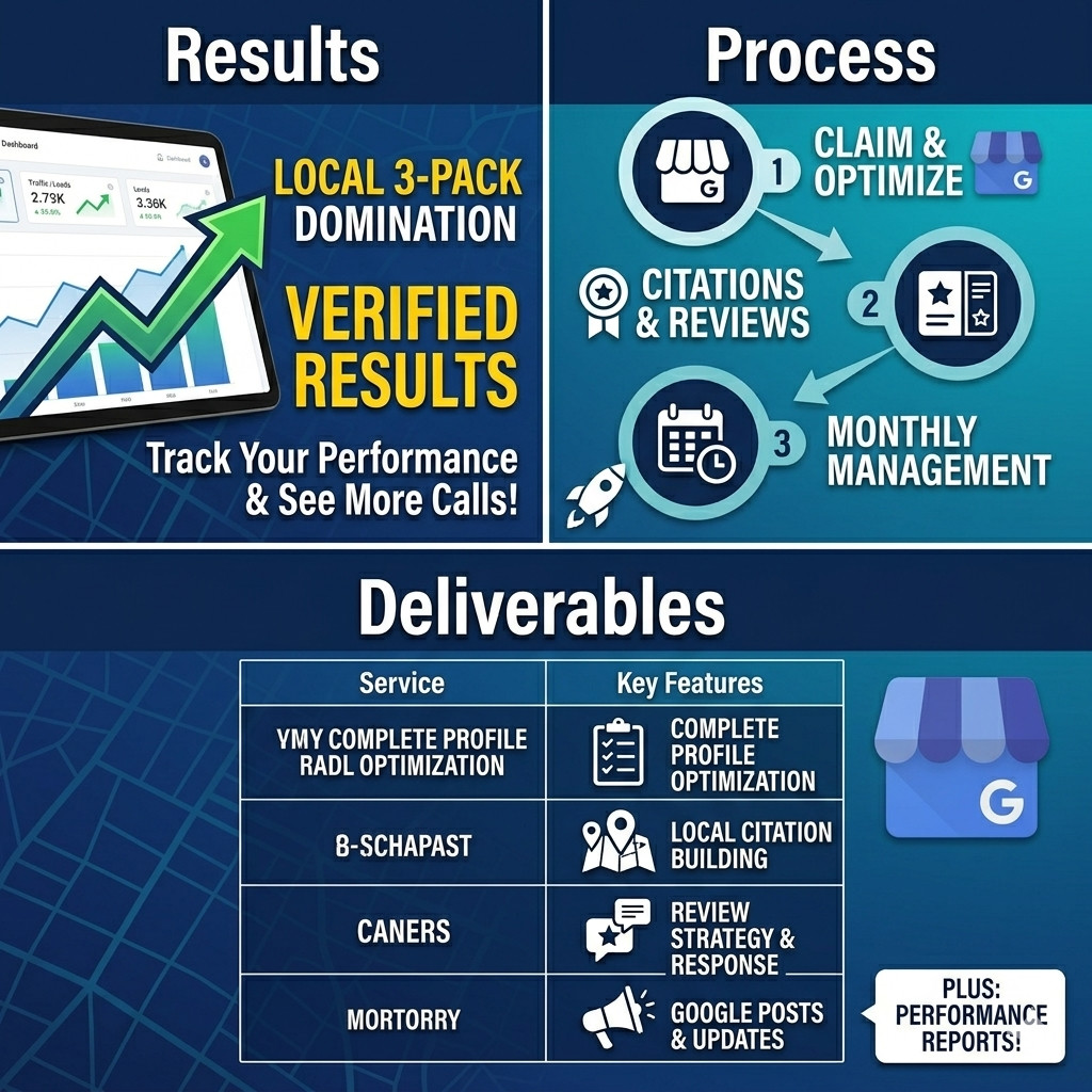 GMB google maps search engine optimisation local seo management