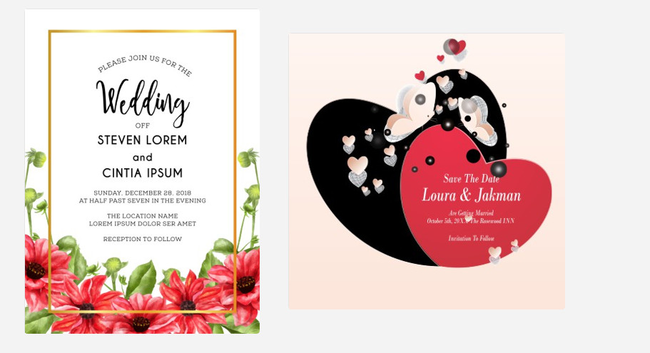 Wedding Invitation Templates 1300 High Quality Vector & jpg Fully Editable