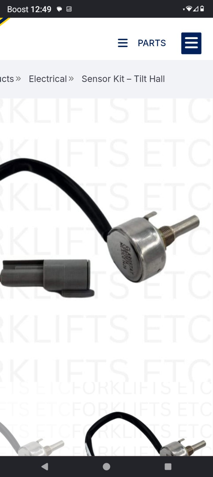 Tilt Hall Sensor