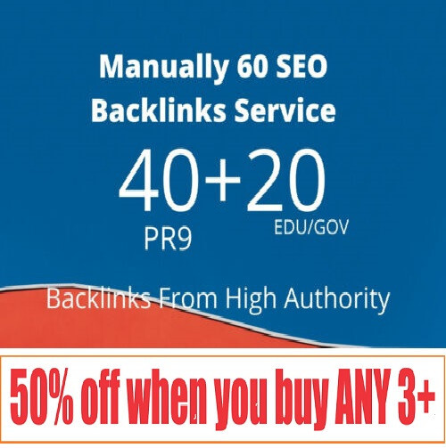 40 DA90 Profile Backlinks with 20 EDU Links (POWERFUL SEO Service)