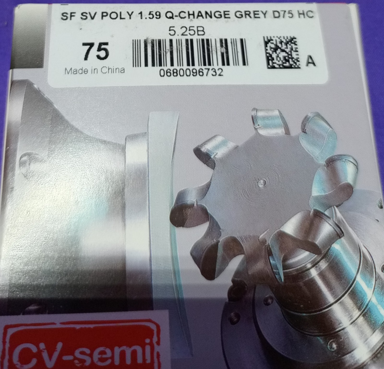Lot Of 8 CV-Semi SF SV Poly Q-Change Grey D75