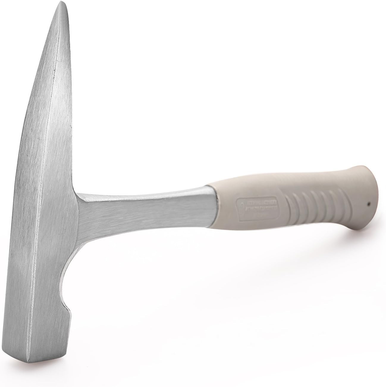 EFFICERE 22-Ounce All Steel Rock Pick Hammer with Pointed Tip, 11-Inch Overall
