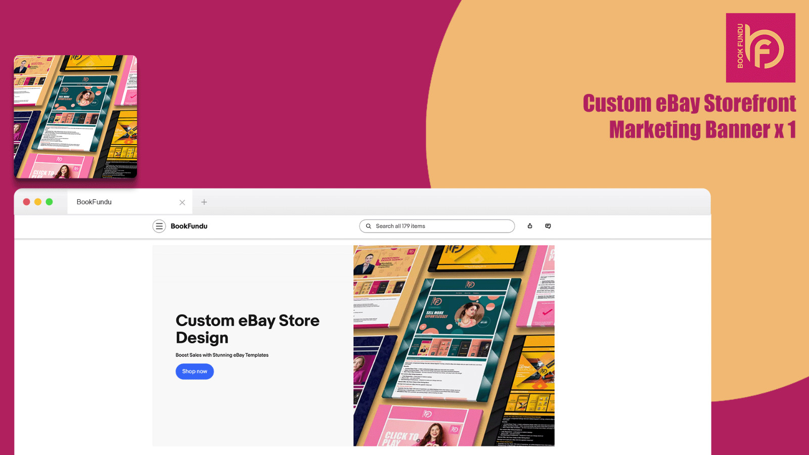eBay Template for Comic, Manga & Graphic Novel Stores | Responsive HTML Template