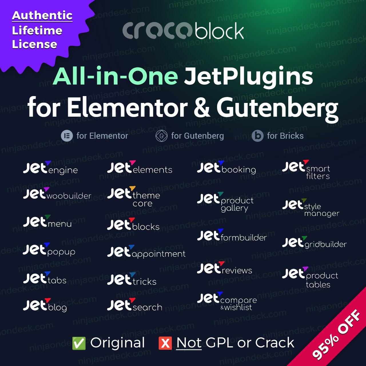 🥷 Crocoblock JetPlugins Official License ‒ Lifetime / Yearly