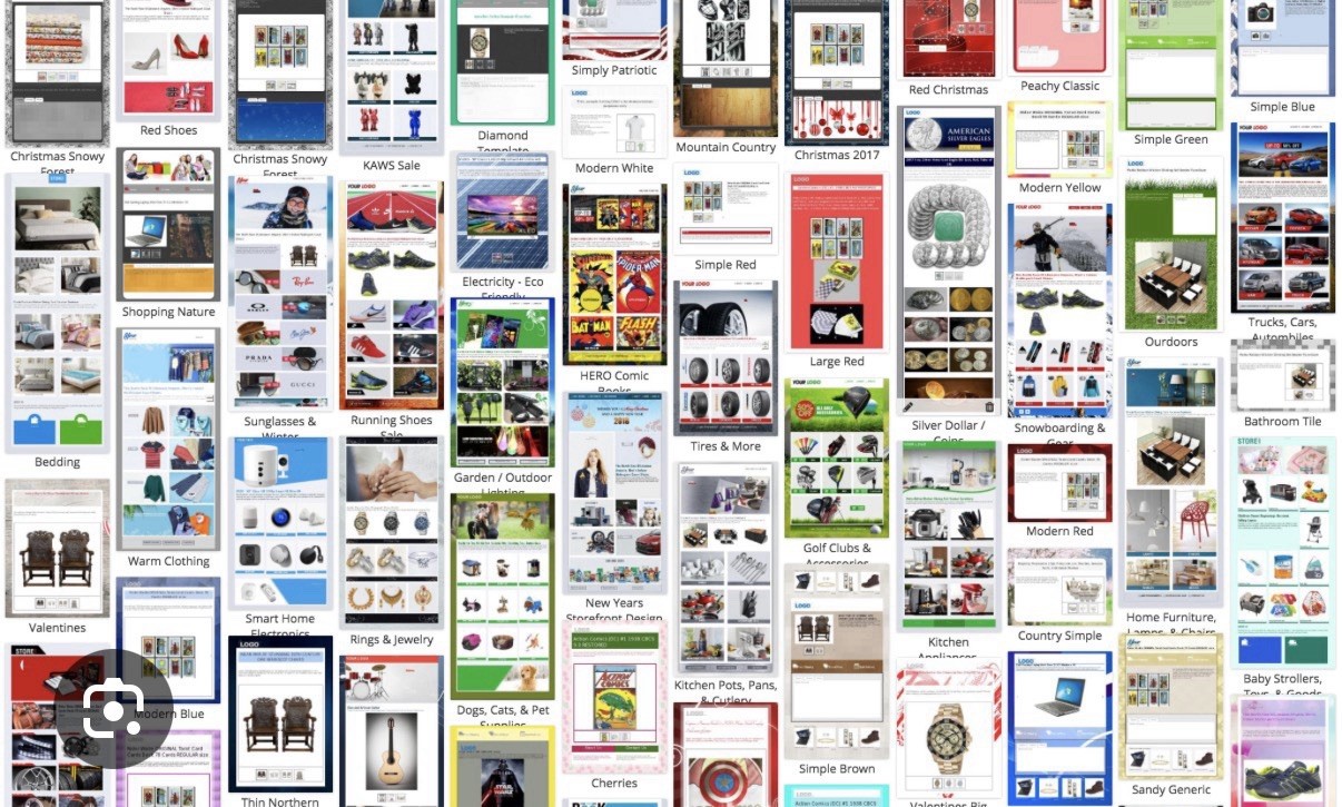 Website Templates & Internet Business Designs Collection