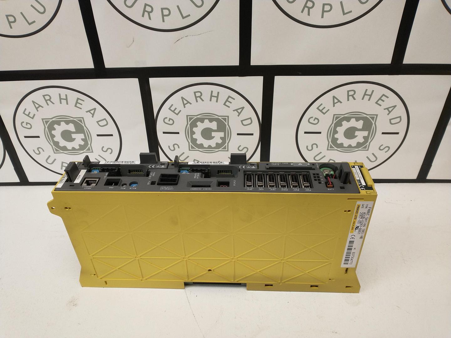 Fanuc Series 18i-LNB CNC PLC Control Unit A02B-0283-B801 GHA-21