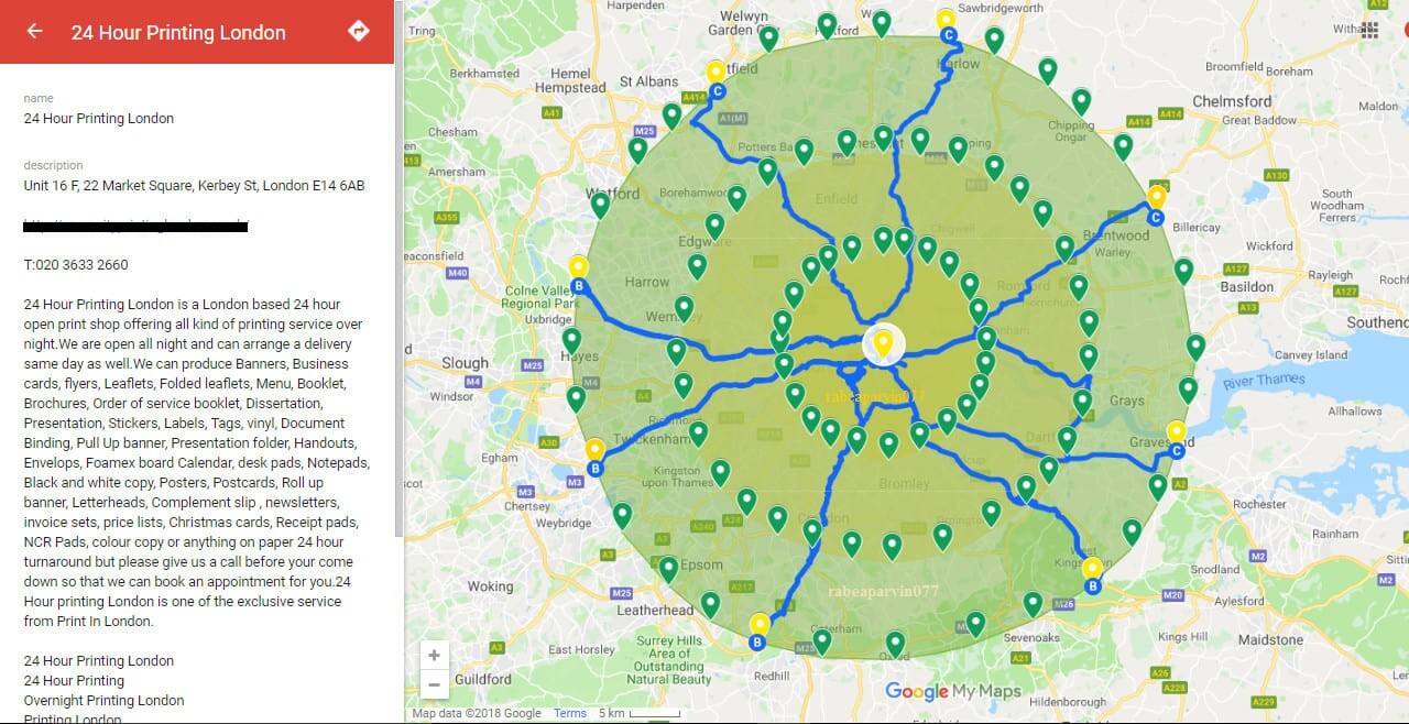600 Google Map Citations with 10 Driving Directions and 15 High PR Local Listing
