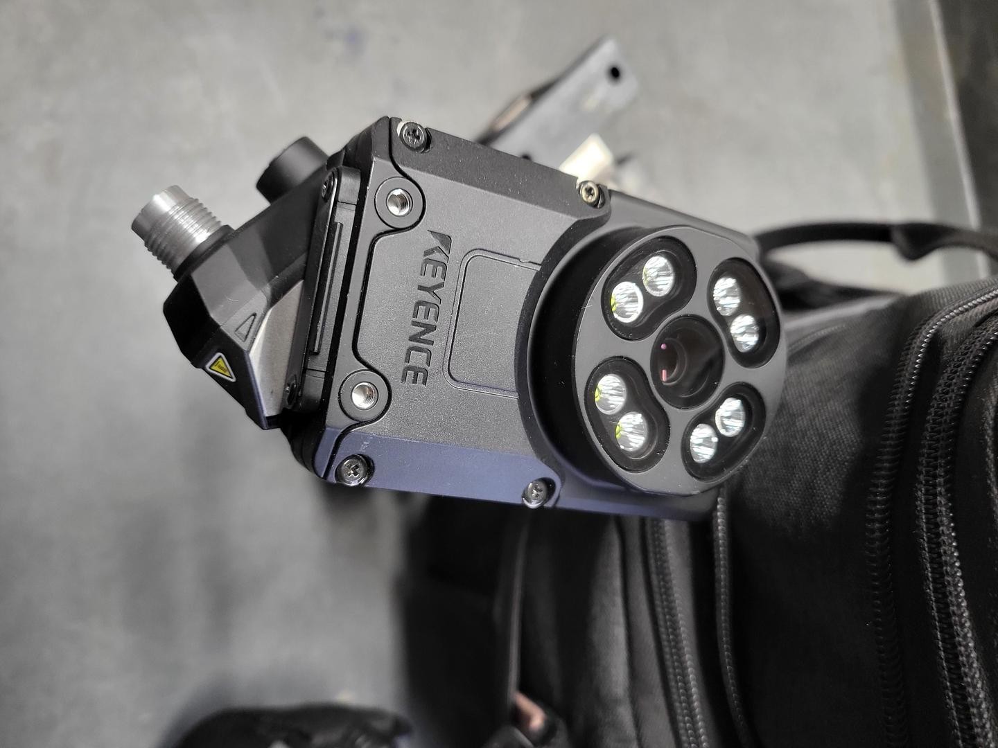 Keyence IV3 500MA Smart Vision Camera mounted on arm