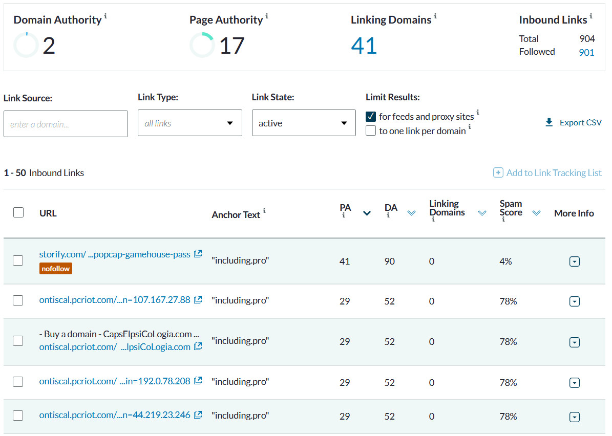 Link Building. Minimum result: DR15+, 80+ different linking websites after days
