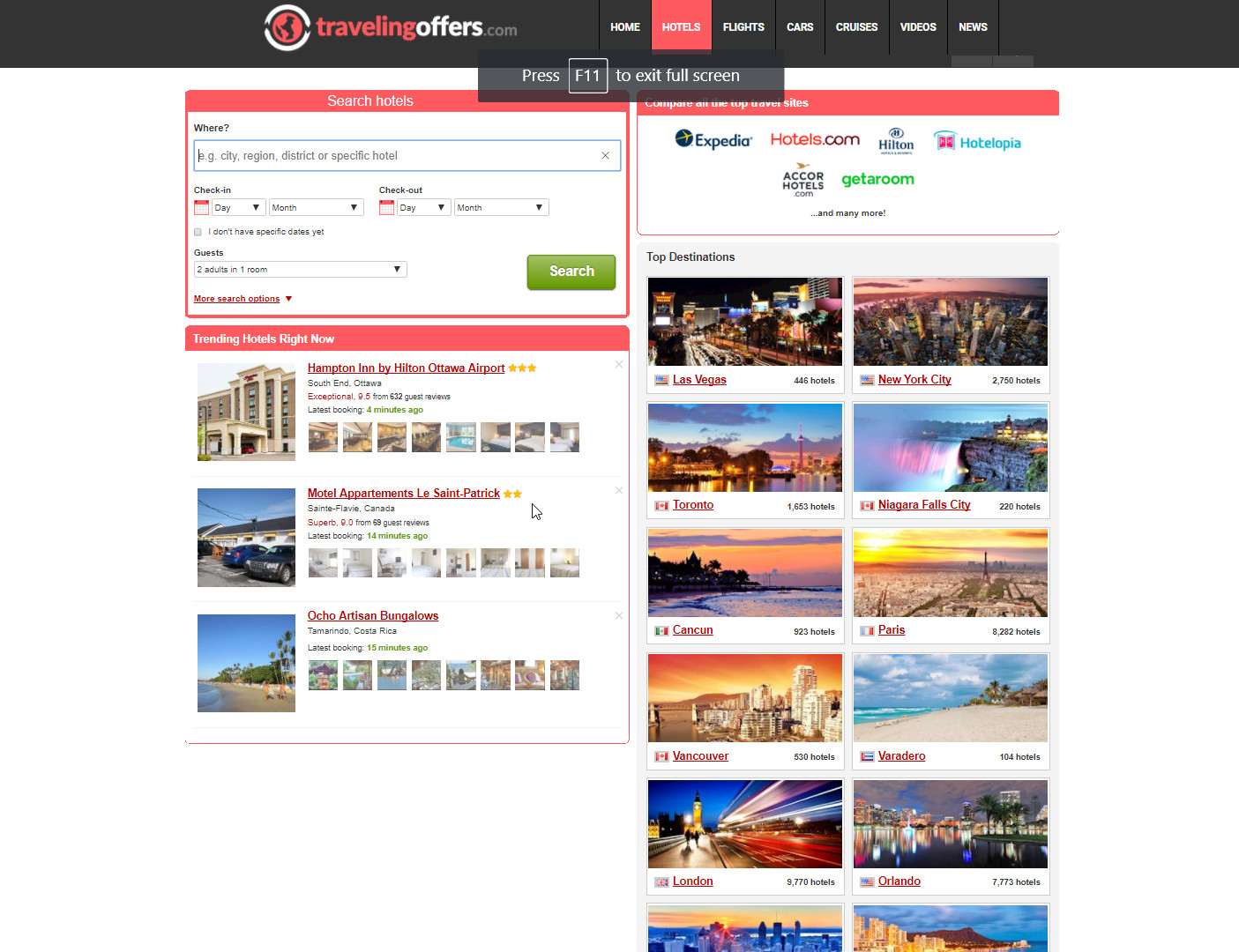 Automatic TRAVEL Booking Site – Hotel Flight Cruise Rental Car Make $1-4 p/Lead