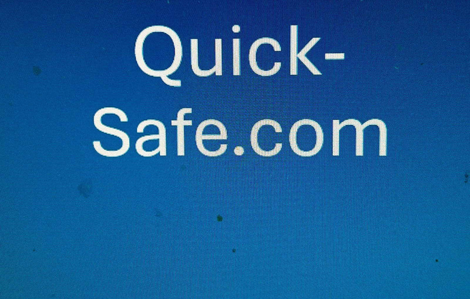 Quick-Safe.com | Premium .Com Domain Name For Sale Security/Firearms/Guns/Jewels