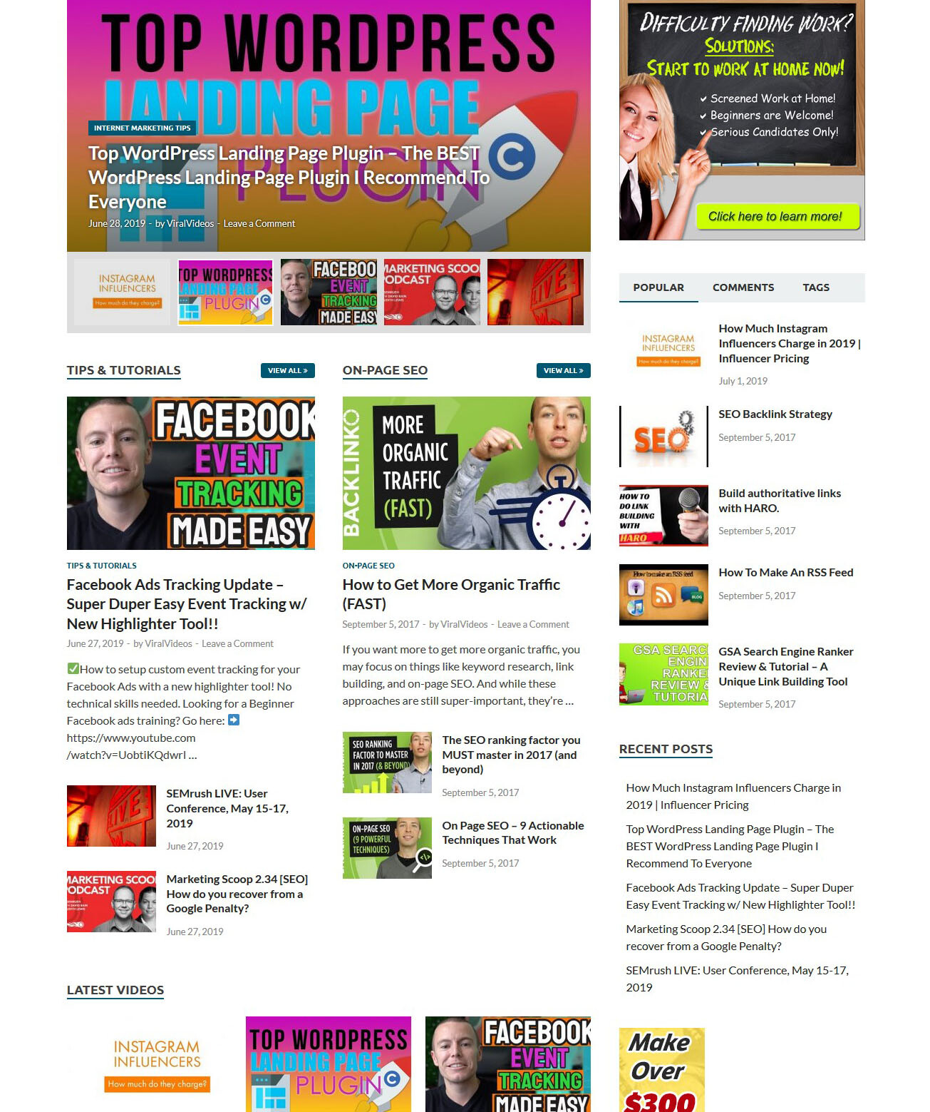 Turnkey SEO Blog Website + AutoPilot + Free Hosting