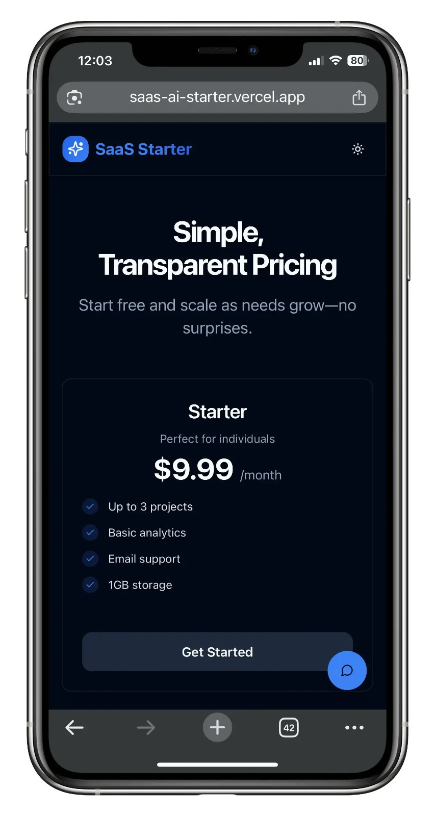 AI SaaS App Template Content Writer Image Generator Chatbot Turnkey Business Web