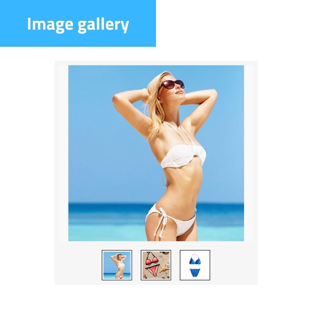 HTML eBay Template – RESPONSIVE Natural – grey/yellow – Editor included