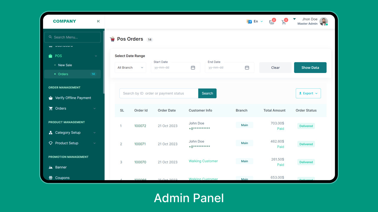 FreshDrop Flutter Multi-Branch Grocery, Pharmacy, eCommerce Delivery App + Web