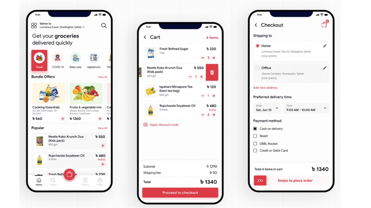 DailyGrocer Flutter Grocery Store Delivery App | Android + iOS | Laravel Admin